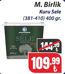 Marmarabirlik Kuru Sele (381-410) 400 gr