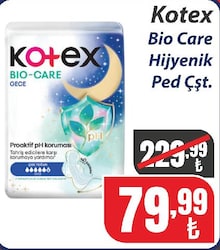 Kotex Bio Care Hijyenik Ped Çeşitleri