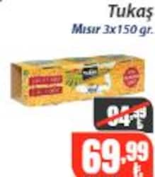 Tukaş Mısır 3x150 gr