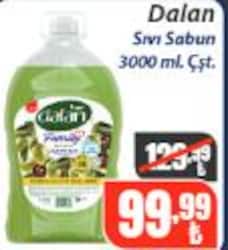Dalan Sıvı Sabun Çeşitleri 3000 ml