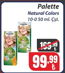 Palette Natural Colors 10-0 50 ml Çeşitleri