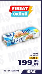 Pınar Ton Balığı 3x75 g