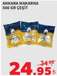 Ankara Makarna 500 gr Çeşitleri