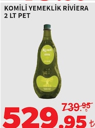 Komili Yemeklik Riviera 2 lt Pet