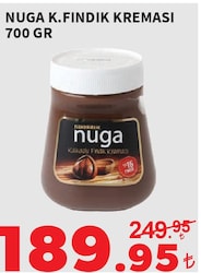 Nuga K.Fındık Kreması 700 gr