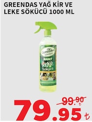 Greendas Yağ Kir ve Leke Sökücü 1000 ml