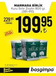 Marmarabirlik Kuru Sele Zeytin 381-410 800 gr