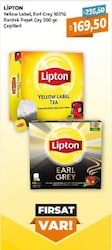 Lipton Yellow Label 2 gr 100'lü Bardak Poşet Çay
