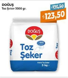 Doğuş 3 kg Toz Şeker