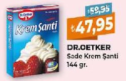 Dr. Oetker Sade Krem Şanti 144 gr