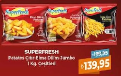SuperFresh 1 kg Elma Dilim Patates