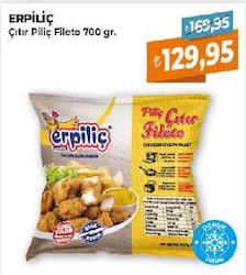 Erpiliç Dondurulmuş Piliç Çıtır Fileto 700 G