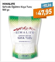 Himalife Sofrada Öğütme Kaya Tuzu 500 Gr
