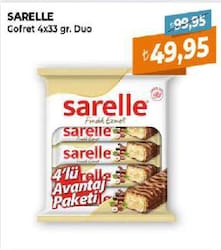 Sarelle Duo Gofret 33 gr 4'lü