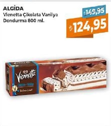 Algida Vienetta Çikolata - Vanilya 800 ml Dondurma
