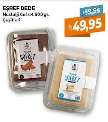 Eşref Dede Nostalji Gofret Çeşitleri 500 gr