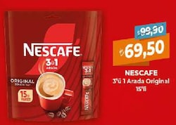 Nescafe Original 3'ü 1 Arada 15x17.5 gr