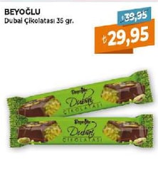 Beyoğlu Çikolata Dubai Çikolatası 35 gr