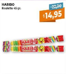 Haribo Mega Roulette Jelibon 45 gr