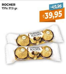 Ferrero Rocher Fındıklı Çikolata 37.5 gr