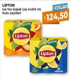 Lipton Ice Tea Şeftali 6x330 ml