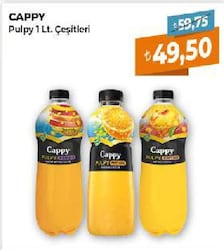 Cappy Pulpy Meyve Suyu 1 lt