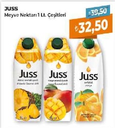 Juss Portakal Nektarı 1 lt Meyve Suyu