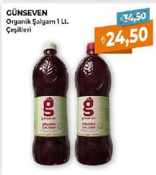 Günseven Sade 1 lt Şalgam Suyu