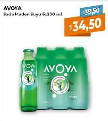 Avoya Sade Maden Suyu 6x200 ml