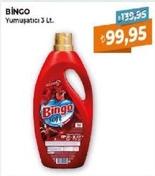 Bingo Soft Yumuşatıcı 30 Yıkama 3 lt