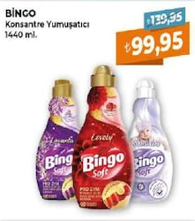 Bingo Soft Yumuşatıcı 60 Yıkama 1.44 lt