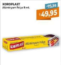 Koroplast Aluminyum Folyo 8 Mt