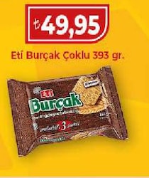 Eti Burçak Klasik Bisküvi 3x131 gr