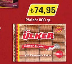 Ülker Pötibör Bisküvi 800 gr