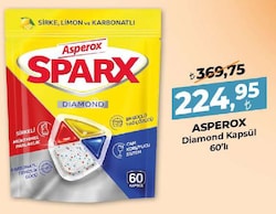 Asperox Sparx Bulaşık Makinesi Tableti 60'lı