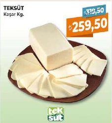 Teksüt Kaşar Peyniri 1 kg