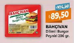 Bahçıvan Dilimli Burger Peyniri 200 gr