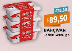 Bahçıvan Labne Peynir 3x180 gr