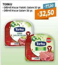 Torku 50 gr Dana Fıstıklı Dilimli Salam