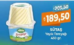 Sütaş Yayık Tereyağı 450 gr