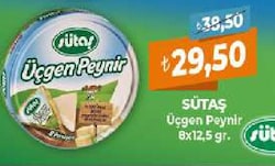 Sütaş Üçgen Peynir 8x12,5 gr