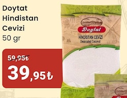 Doytat Baharat 50 gr Hindistan Cevizi