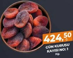Gün Kurusu Kayısı No:1 kg