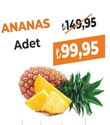 Taze Ananas Adet