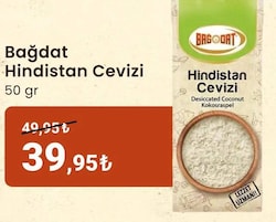 Bağdat 50 gr Hindistan Cevizi