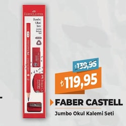 Faber-Castell Jumbo Kurşun Kalem Okul Seti