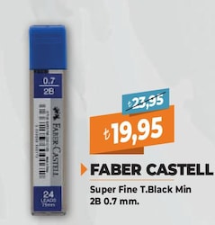 Faber-Castell Super Fine 2B 75 mm 0.7 mm Kalem Ucu