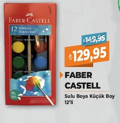 Faber-Castell Küçük Boy 12'li Sulu Boya