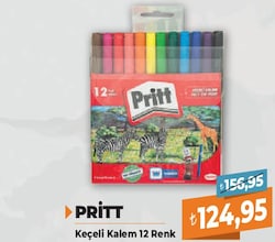 Pritt 12'li Keçeli Kalem Seti