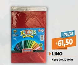 Lino Keçe 10'Lu (20X30)